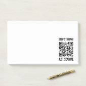 Scannen Sie mich: Tun Sie, was Ihr Soul glücklich Post-it Klebezettel (Auf Schreibtisch)