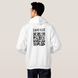 Scannen Sie mir bitte QR Code - Lächeln, es ist ko Hoodie