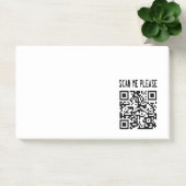 Scannen Sie mir bitte QR Code - Lächeln, es ist ko Post-it Klebezettel (Büro)