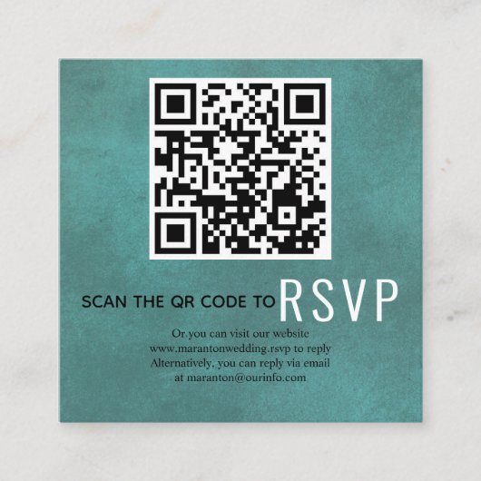 Scannen Sie QR-Code online UAWG flecken aquamarin Begleitkarte (Vorderseite)