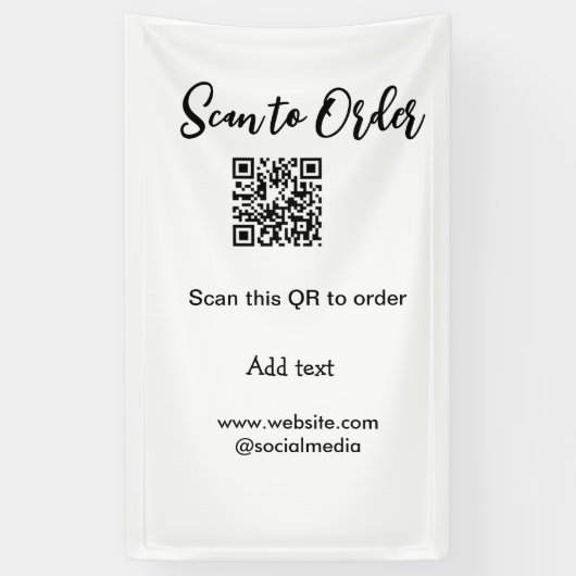 Scannen Sie QR-Code, um E-Mail der Website hinzuzu Banner (Vertikal)