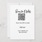 Scannen Sie QR-Code, um E-Mail der Website hinzuzu Einladung (Rückseite)