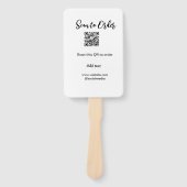 Scannen Sie QR-Code, um E-Mail der Website hinzuzu Fächer (Vorderseite)