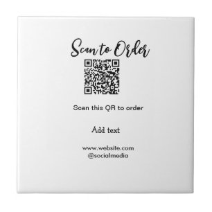 Scannen Sie QR-Code, um E-Mail der Website hinzuzu Fliese