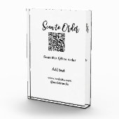 Scannen Sie QR-Code, um E-Mail der Website hinzuzu Fotoblock (Rechts)
