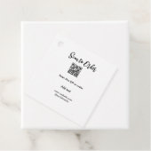 Scannen Sie QR-Code, um E-Mail der Website hinzuzu Geschenkanhänger (Beispiel)