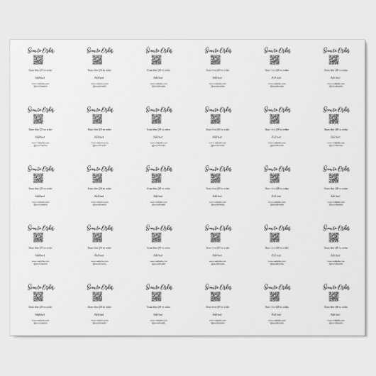 Scannen Sie QR-Code, um E-Mail der Website hinzuzu Geschenkpapier (Flach)