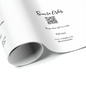 Scannen Sie QR-Code, um E-Mail der Website hinzuzu Geschenkpapier (Rolleneckpunkt)