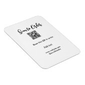 Scannen Sie QR-Code, um E-Mail der Website hinzuzu Magnet (Rechte Seite)