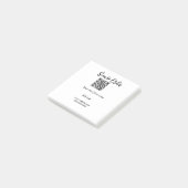Scannen Sie QR-Code, um E-Mail der Website hinzuzu Post-it Klebezettel (angewinkelt)