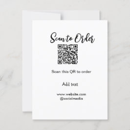 Scannen Sie QR-Code, um E-Mail der Website hinzuzu Postkarte