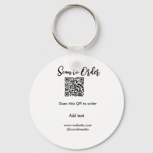 Scannen Sie QR-Code, um E-Mail der Website hinzuzu Schlüsselanhänger