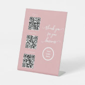 Scannen Sie QR Code Unberührbares Zeichen für Salo Sockelschild (Vorderseite)