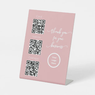 Scannen Sie QR Code Unberührbares Zeichen für Salo Sockelschild