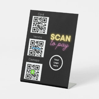 Scannen Sie QR Code Unberührbares Zeichen für Salo Sockelschild