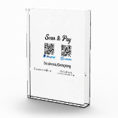 Scannen Sie, um den QR-Code PayPal Venmo zu bezahl Fotoblock (Rechts)