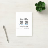 Scannen Sie, um den QR-Code PayPal Venmo zu bezahl Post-it Klebezettel (Büro)