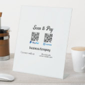 Scannen Sie, um den QR-Code PayPal Venmo zu bezahl Sockelschild (In Situ)