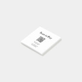 Scannen Sie, um für die Bestellung QR-Code auf der Post-it Klebezettel (angewinkelt)