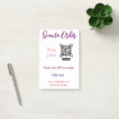 scannen Sie, um Ihre Logo-Website-E-Mail-QR-Code r Post-it Klebezettel (Büro)