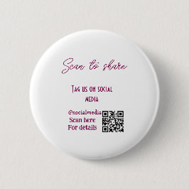 Scannen Sie, um uns zu teilen Tag auf Social Media Button