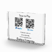 Scannen Sie zu zahlen q oder Code Paypal venmo Füg Fotoblock (Rechts)