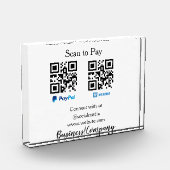 Scannen Sie zu zahlen q oder Code Paypal venmo Füg Fotoblock (Links)