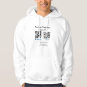 Scannen Sie zu zahlen q oder Code Paypal venmo Füg Hoodie (Vorderseite)
