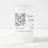 Scannen Sie zu zahlen q oder Code Paypal venmo Füg Mattglas Bierglas (Mittel)