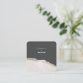 Scannen, um einen Termin für QR-Code zu buchen Quadratische Visitenkarte (Stehend Vorderseite)