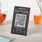 Scannen, um QR-Code Venmo & More Sockelschild (In SItu)