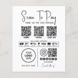 Scannen, um QR-Code-Zahlungen für Unternehmen zu b