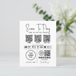 Scannen, um QR-Code-Zahlungen für Unternehmen zu b