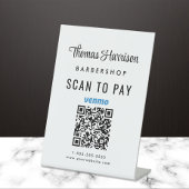 Scannen, um Venmo QR Code Business Tabletop zu bez Sockelschild