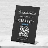 Scannen, um Venmo QR Code Business Tabletop zu bez Sockelschild
