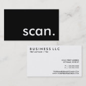 scannen. visitenkarte (Vorne/Hinten)