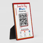 Scannen zur Bezahlung des Geschäftsschreibers | Pa Fotoplatte (Seite)