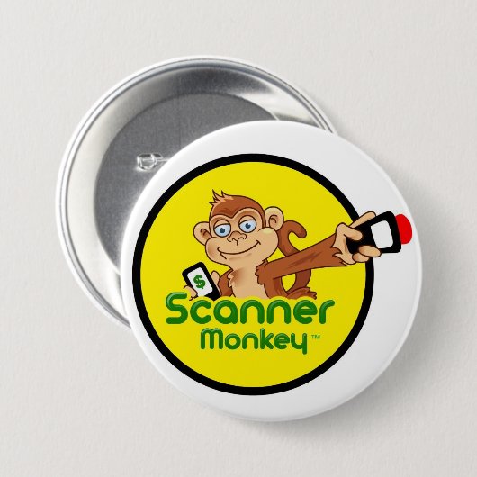 Scanner-Affe-Button Button (Vorne & Hinten)