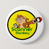 Scanner-Affe-Button Button (Vorderseite)