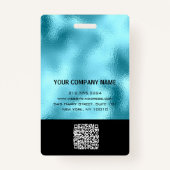 Scanner für den Strichcode-Logo des Mitarbeiters V Ausweis (Rückseite)