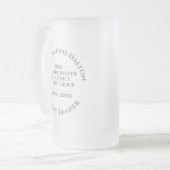 Scanner-Leader-Award Mattglas Bierglas (Vorderseite Links)