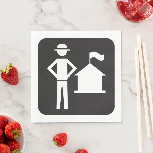 Scanner Leader Paper Napkins Serviette (Beispiel)