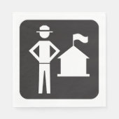 Scanner Leader Paper Napkins Serviette (Vorderseite)