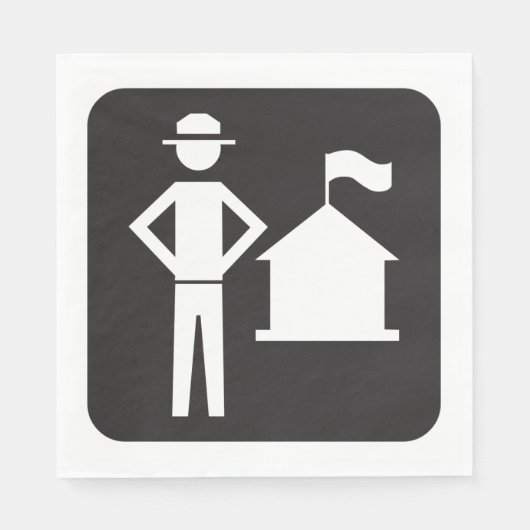 Scanner Leader Paper Napkins Serviette (Vorderseite)