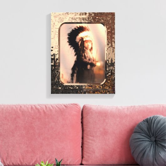 Scanner-Leinwand Leinwanddruck (Insitu (Wohnzimmer))