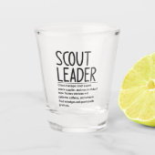 Scanner-Leiter Schnapsglas (Vorderseite)