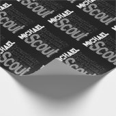 Scanner-Papier Geschenkpapier (Ecke)