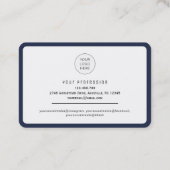 Scanner-QR-Code beruflich oder für Privatkunden Visitenkarte (Rückseite)