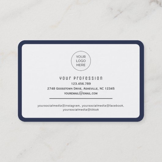 Scanner-QR-Code beruflich oder für Privatkunden Visitenkarte (Rückseite)