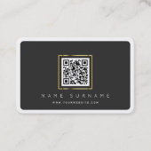 Scanner-QR-Code beruflich oder für Privatkunden Visitenkarte (Vorderseite)